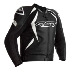 RST Tractech Evo 4 Leather Jacket CE - Black White