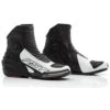 RST Tractech Evo III Short Boots CE - White Black 2 RST Tractech Evo III Short Boots CE - White Black -Motorcycle Clothing Store rst tractech evo iii short boots ce white black getgearedshop