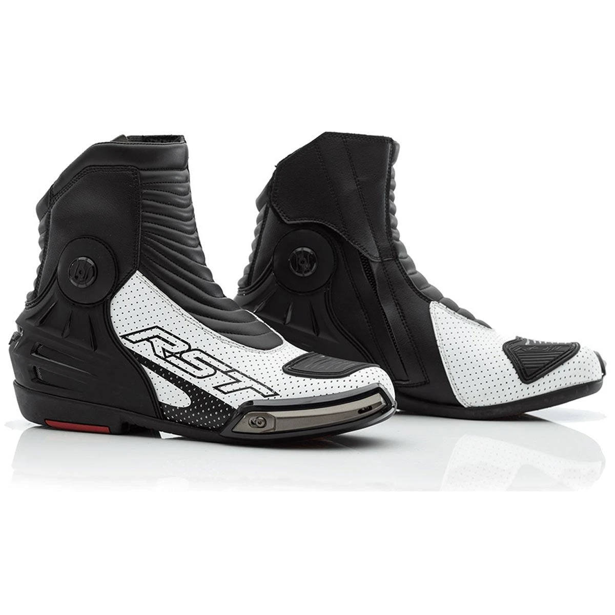 RST Tractech Evo III Short Boots CE - White Black 3 RST Tractech Evo III Short Boots CE - White Black