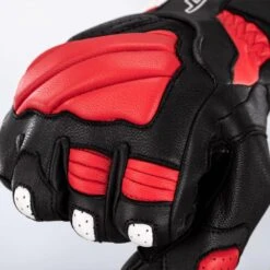 RST Turbine Gloves CE - Black Red White -Motorcycle Clothing Store rst turbine gloves ce black red white getgearedshop 3