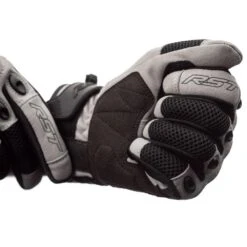 RST Ventilator-X Gloves CE - Silver Black -Motorcycle Clothing Store rst ventilator x gloves ce silver black getgearedshop 4