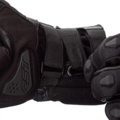 RST X-Raid Gloves CE WP - Black -Motorcycle Clothing Store rst x raid gloves ce wp black getgearedshop 4