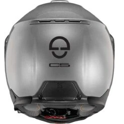 Schuberth C5 Flip Helmet Gloss - Silver -Motorcycle Clothing Store schuberth c5 flip helmet gloss silver getgearedshop 4