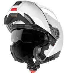 Schuberth C5 Flip Helmet Gloss - White -Motorcycle Clothing Store schuberth c5 flip helmet gloss white getgearedshop 3