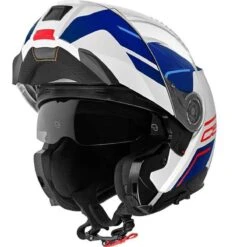 Schuberth C5 Flip Helmet Master - Blue -Motorcycle Clothing Store schuberth c5 flip helmet master blue getgearedshop 3
