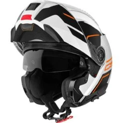 Schuberth C5 Flip Helmet Master - Orange -Motorcycle Clothing Store schuberth c5 flip helmet master orange getgearedshop 3