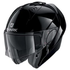 Shark Evo-ES Flip Helmet BLK - Black 8 Shark Evo-ES Flip Helmet BLK - Black -Motorcycle Clothing Store shark evo es flip helmet blk black getgearedshop 3