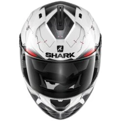 Shark Ridill 1.2 Helmet Mecca WKR - White -Motorcycle Clothing Store shark ridill 1 2 helmet mecca wkr white getgearedshop 3