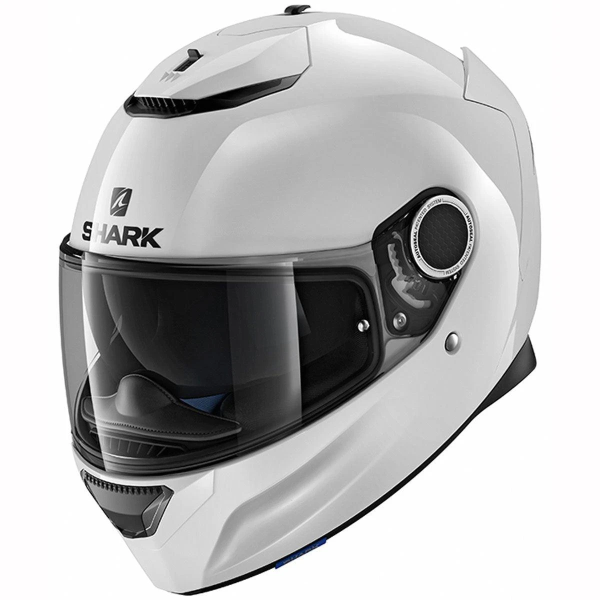 Shark Spartan Helmet Blank WHU - White 3 Shark Spartan Helmet Blank WHU - White