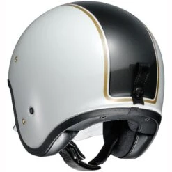 Shoei J-O Carburettor TC6 Helmet - White Black Gold 7 Shoei J-O Carburettor TC6 Helmet - White Black Gold -Motorcycle Clothing Store shoei j o carburettor tc6 helmet white black gold getgearedshop 3