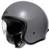 Shoei J-O Open Face Helmet - Basalt Grey -Motorcycle Clothing Store shoei j o open face helmet basalt grey getgearedshop