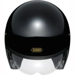Shoei J-O Open Face Helmet - Black -Motorcycle Clothing Store shoei j o open face helmet black getgearedshop 3
