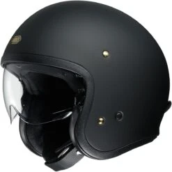 Shoei J-O Open Face Helmet - Matt Black