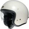Shoei J-O Open Face Helmet - White -Motorcycle Clothing Store shoei j o open face helmet white getgearedshop 1