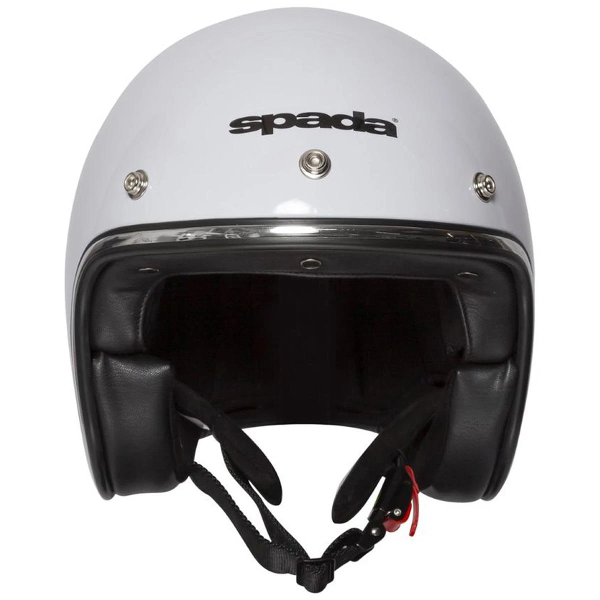 Spada Open Face Classic Helmet - White 4 Spada Open Face Classic Helmet - White - Image 2