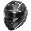 Spada Orion Slate Flip Front Helmet - Matt Black White Silver 1 Spada Orion Slate Flip Front Helmet - Matt Black White Silver -Motorcycle Clothing Store spada orion slate flip front helmet matt black white silver getgearedshop 1