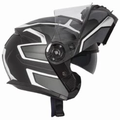 Spada Orion Slate Flip Front Helmet - Matt Black White Silver 9 Spada Orion Slate Flip Front Helmet - Matt Black White Silver -Motorcycle Clothing Store spada orion slate flip front helmet matt black white silver getgearedshop 4