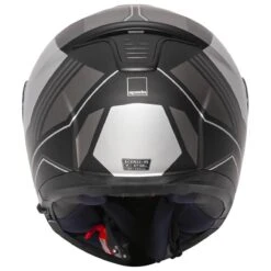 Spada Orion Whip Flip Front Helmet - Matt Black Silver -Motorcycle Clothing Store spada orion whip flip front helmet matt black silver getgearedshop 3