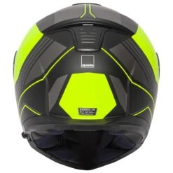 Spada Orion Whip Flip Front Helmet - Matt Black Yellow -Motorcycle Clothing Store spada orion whip flip front helmet matt black yellow getgearedshop 3
