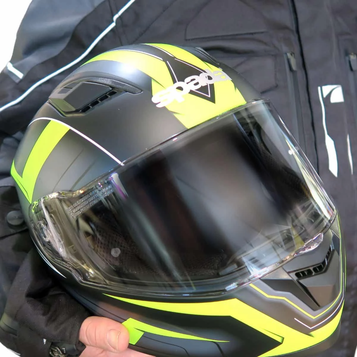 Spada SP17 Helmet Ruler - Black Yellow 4 Spada SP17 Helmet Ruler - Black Yellow - Image 2